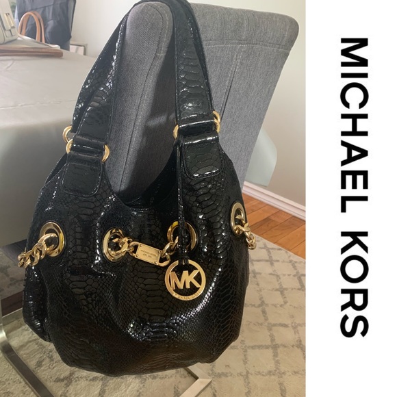 Michael Kors Handbags - Michael Kors Purse Bag black Tote Black leather